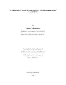 Dissertation/Thesis - University of Pittsburgh