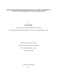 Organizational culture thesis pdf