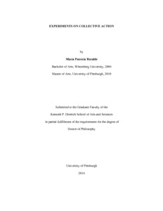 dissertation on collective action