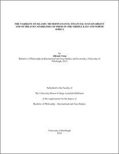 Islamic microfinance thesis pdf