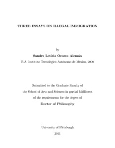 Exploratory essay on illegal immigration