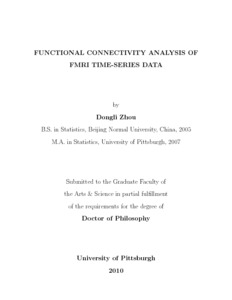 Thesis and dissertation on time series aralysis